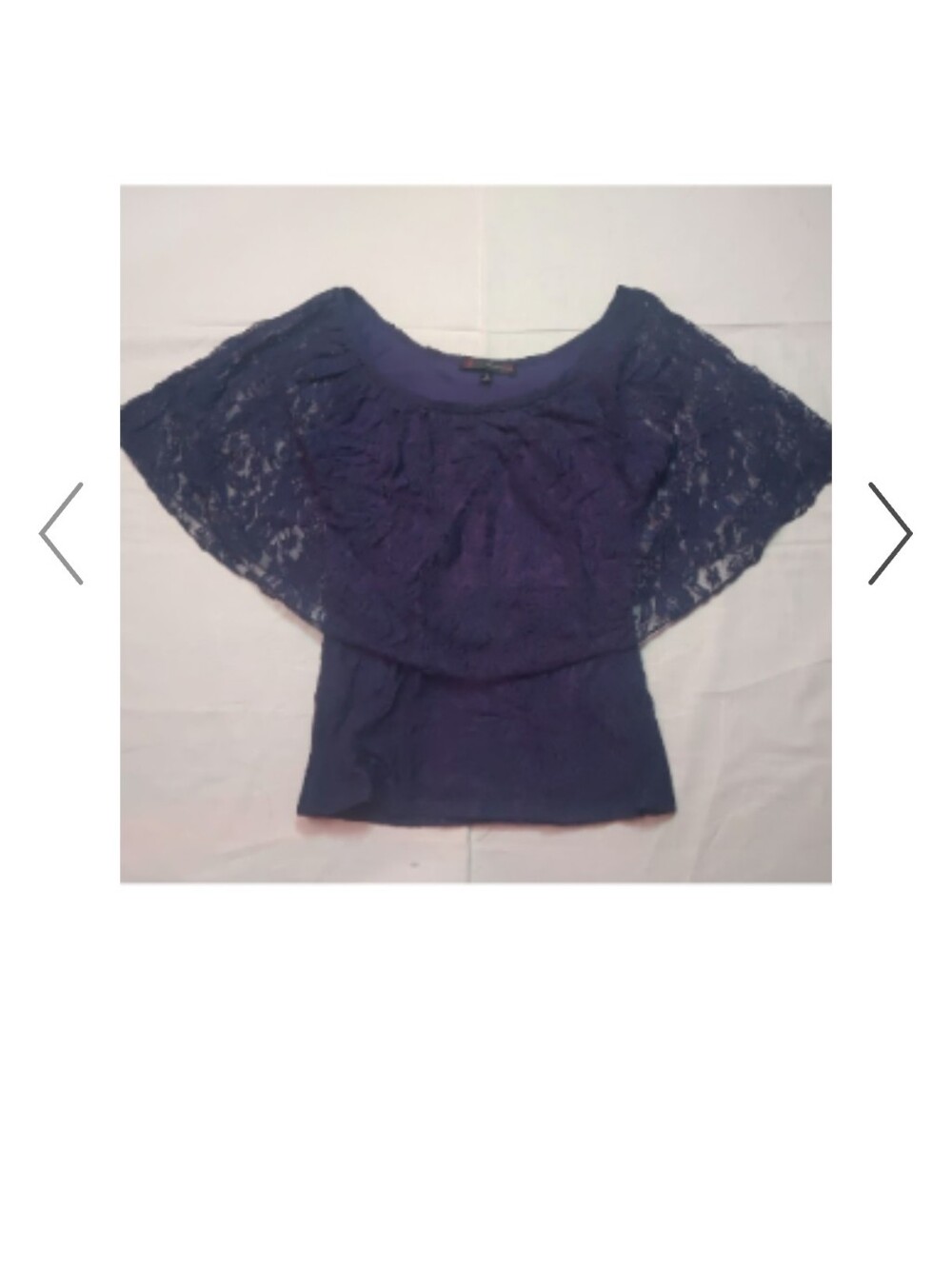 Rue21  Lace Flutter-Sleeve Women's Top